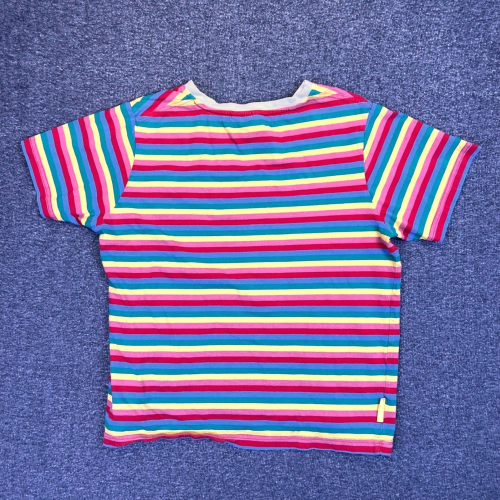 Santa Cruz Striped Shirt Mens Medium Multi-Color Skate Casual Rainbow Logo - Picture 2 of 16